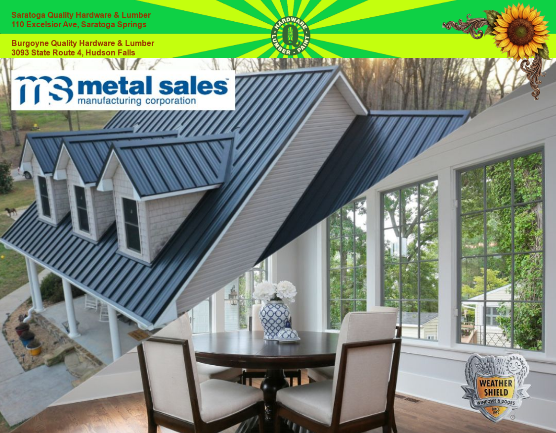 Weathershield Windows & Doors, Metal Sales Roofing